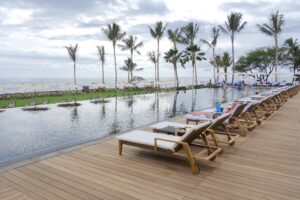 Buzon Pedestals and Board Deck on Pool Deck at Four Seasons Resort Hawaii