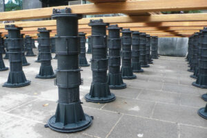 BC Series Pedestals with BC-KIT-2- Joist Holder Sometimes Mistaken for Buson