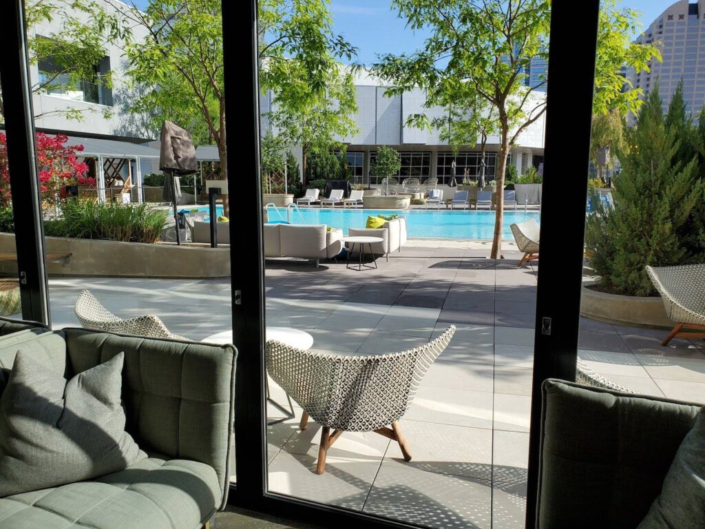 Pool Surround with Concrete Pavers and Buzon Pedestals