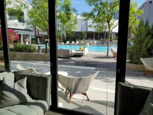Pool Surround with Concrete Pavers and Buzon Pedestals