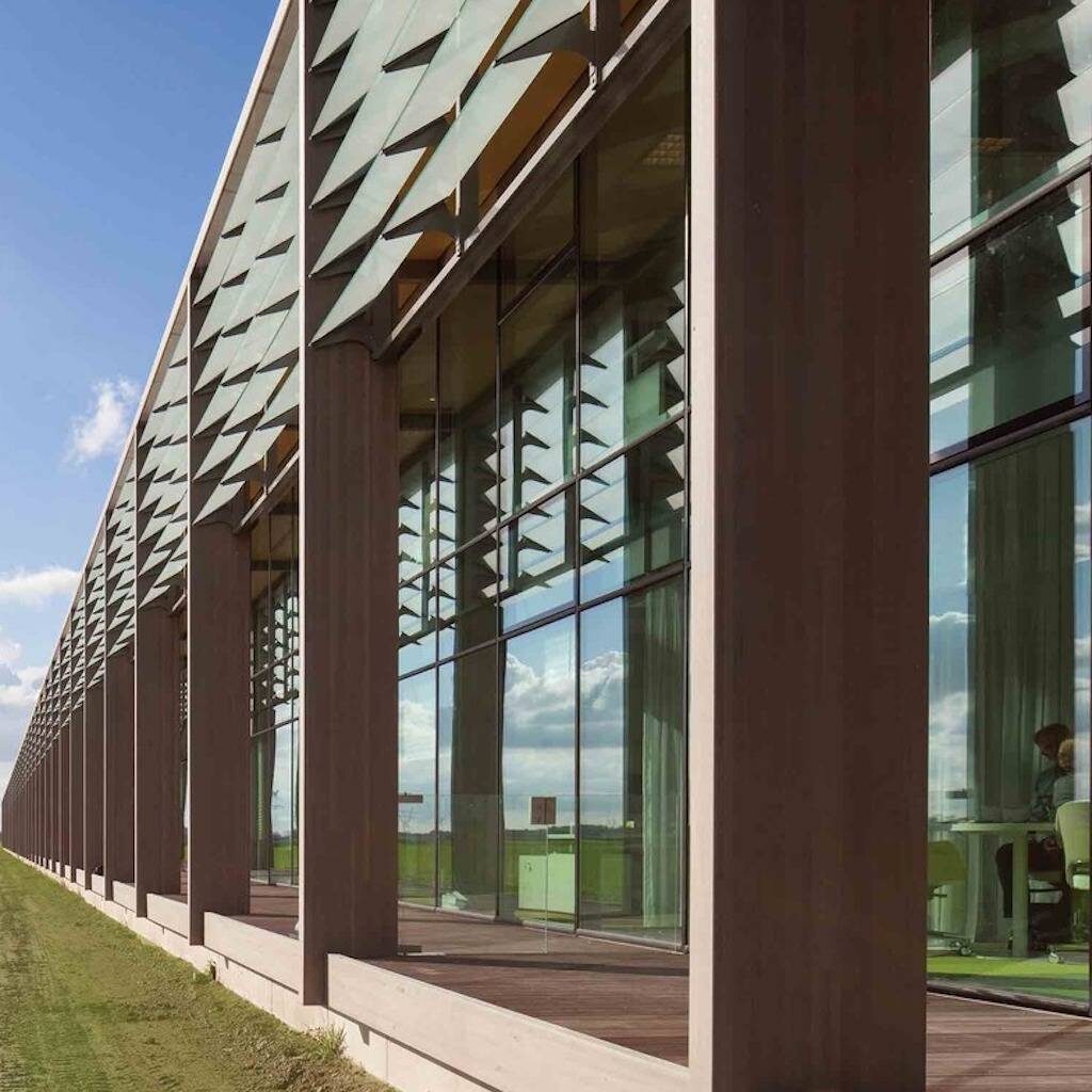 Pedestal Deck System with Buzon Pedestals Under Walkway at Cheese Factory