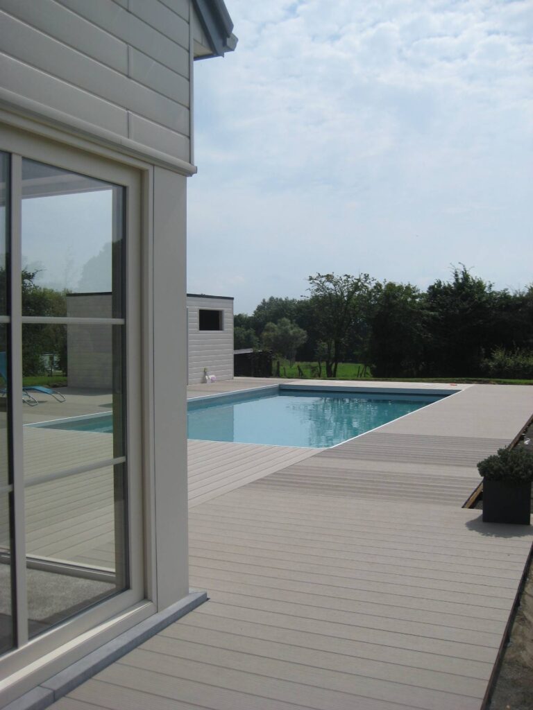 Pool Surround Design with Composite Decking Over PB-Series Pedestals