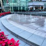Buzon Pedestal Paver Installation in Water Feature Hong Kong Waterfront - Buzon USA West