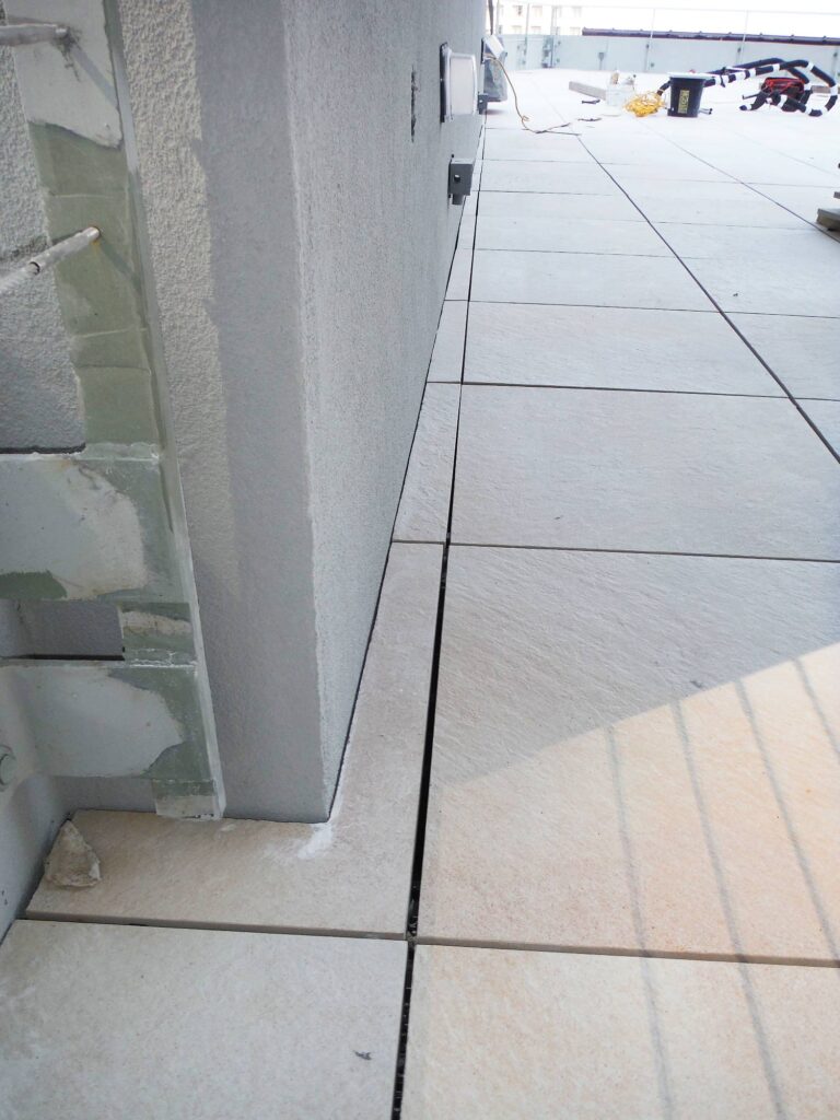 Porcelain Paver Rooftop Pool Deck Edge Detail