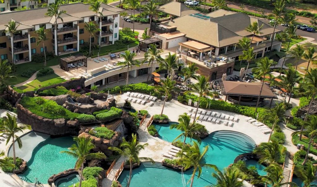 View of Club Room Terrace from Above