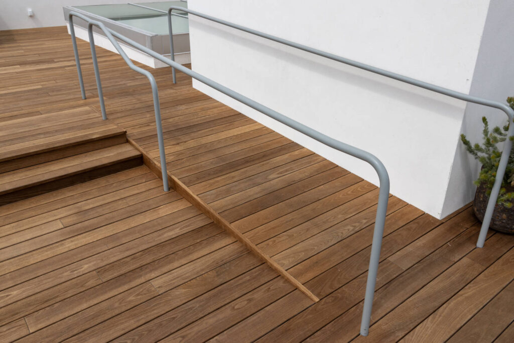 Creating ADA Accessible Ramps and Inclines on Rooftop Terrace Using Buzon Pedestals
