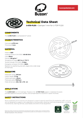 U-E10-FLEX Technical Data Sheet Thumbnail