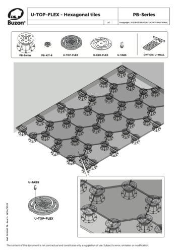 U-TOP-FLEX Installation of Hexagonal Tiles Thumbnail