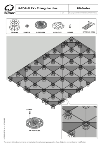 U-TOP-FLEX Installation of Triangular Tiles Thumbnail