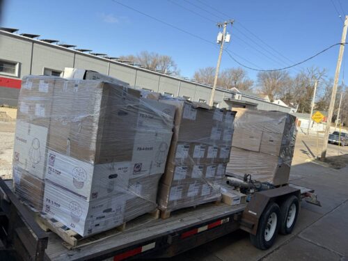 Buzon Pedestals Have Arrived on the Jobsite