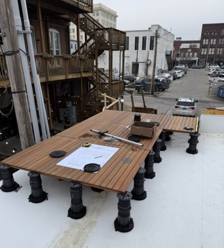 First Corner of Rooftop Deck Makeover is Complete