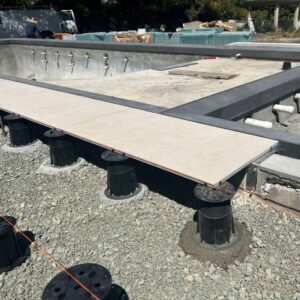 Buzon Pedestal Paver Bases Fixed in Concrete