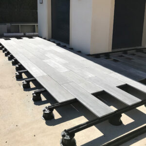 Use Less Pedestals with U-BRS Aluminum Joists